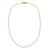 Classic Thin Tennis Necklace by By Adina Eden