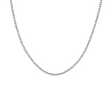 Classic Thin Tennis Necklace by By Adina Eden