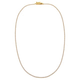 Classic Thin Tennis Necklace by By Adina Eden