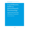 Leopold Blaustein, Studies on Edmund Husserl's Phenomenology: Supplemented with Letters to Kazimierz Twardowski