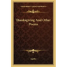 Thanksgiving and Other Poems