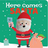 Here Comes Santa: Finger Puppet Book: Board Book with Finger Puppet