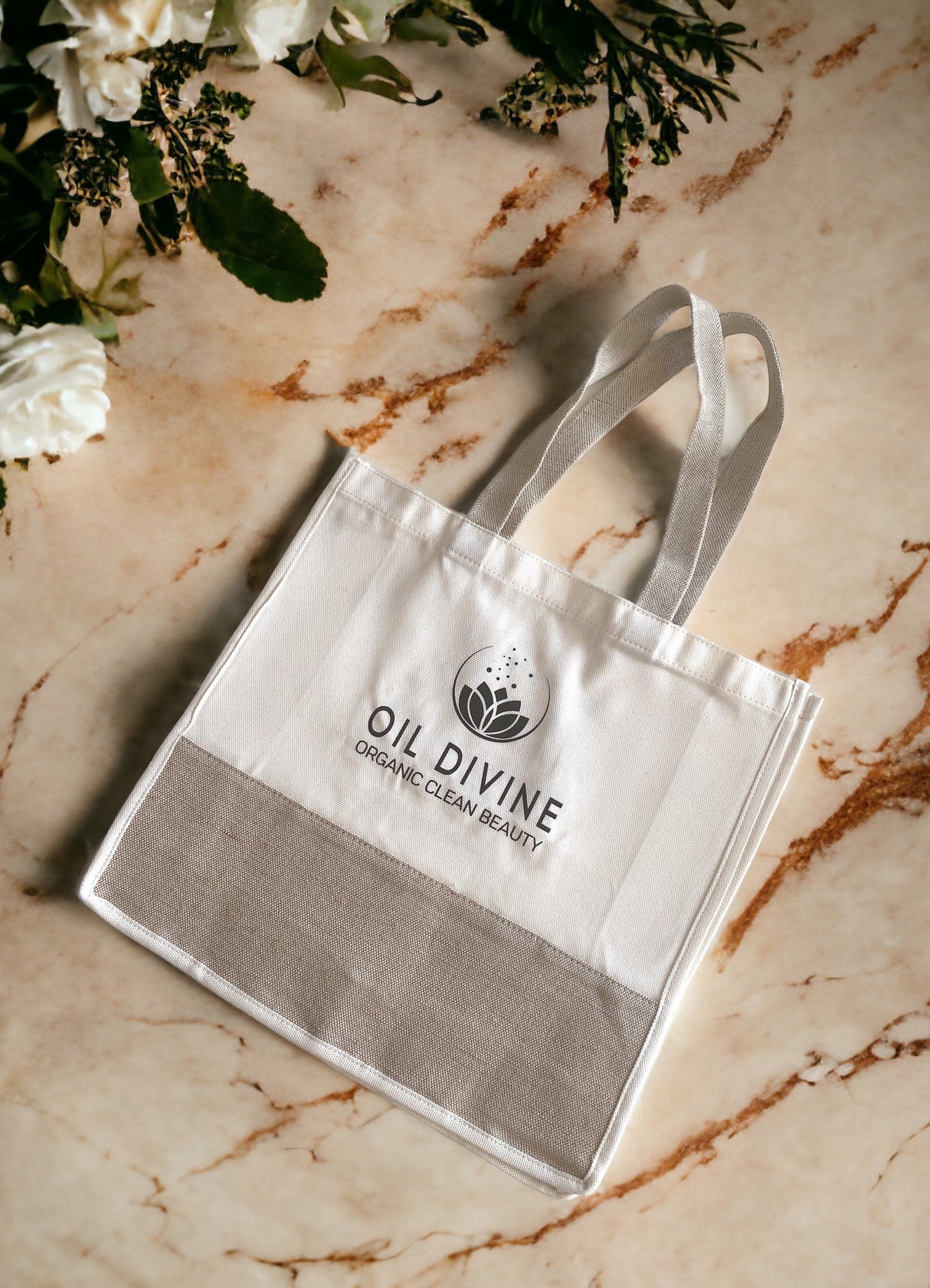 Reusable Bamboo Fiber Tote Bag by Oil Divine