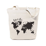 Travel Often Cotton Canvas Tote Bag by The Cotton & Canvas Co.