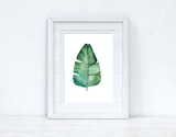 Tropical Summer Leaf 2 Summer Seasonal Wall Home Decor Print by WinsterCreations™ Official Store