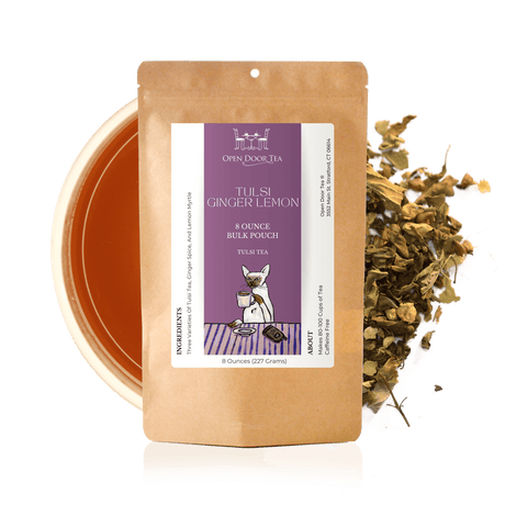 Tulsi Ginger Lemon by Open Door Tea CT