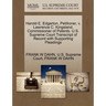 Harold E. Edgerton, Petitioner, V. Lawrence C. Kingsland, Commissioner of Patents. U.S. Supreme Court Transcript of Record with Supporting Pleadings