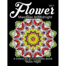 Flower Mandalas at Midnight Vol.2: Black pages Adult coloring books Design Art Color Therapy