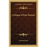 Critique of Pure Reason