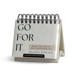 Go For It Perpetual Calendar by Sweet Water Decor