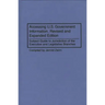 Accessing U.S. Government Information, Revised and Expanded Edition: Subject Guide to Jurisdiction of the Executive and Legislative Branches