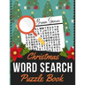 Christmas Word Search Puzzle Book: Holiday themed word search puzzle book Puzzle Gift for Word Puzzle Lover Brain Exercise Game