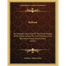 Balloon: An Authentic Narrative Of The Aerial Voyage, Of Mr. Sadler Across The Irish Channel, From Belvedere House, Drumcondra (1812)