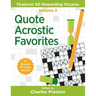 Quote Acrostic Favorites: Features 50 Rewarding Puzzles