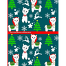 Kids Story Writing & Drawing Book: Festive Christmas Llama Pattern