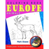 Coloring Book Animals of Europe: 20 realistic pictures + 60 unique facts about animals