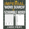 Imperial Word search and Scramble word large print: puzzles Word search grid with 1200 Words for searching and scrambled word, Gift for adults or teen
