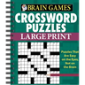 Brain Games - Crossword Puzzles - Large Print (Green)