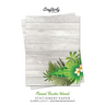 Floral Rustic Wood Stationery Paper: Cute Letter Writing Paper for Home, Office, 25 Sheets (Border Paper Design)