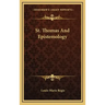 St. Thomas and Epistemology