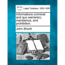 Informations (criminal and quo warranto), mandamus, and prohibition.