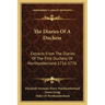The Diaries of a Duchess: Extracts from the Diaries of the First Duchess of Northumberland 1716-1776