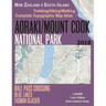 Aoraki/Mount Cook National Park Trekking/Hiking/Walking Topographic Map Atlas Ball Pass Crossing Blue Lakes Tasman Glacier New Zealand South Island 1: