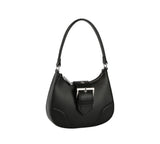 Buckle front flap shoulder bag by hfstylish