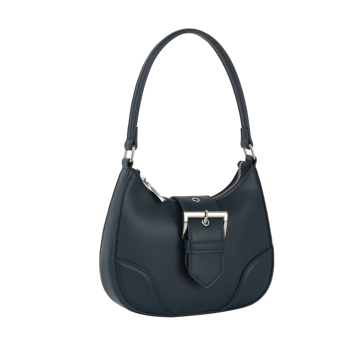 Buckle front flap shoulder bag by hfstylish