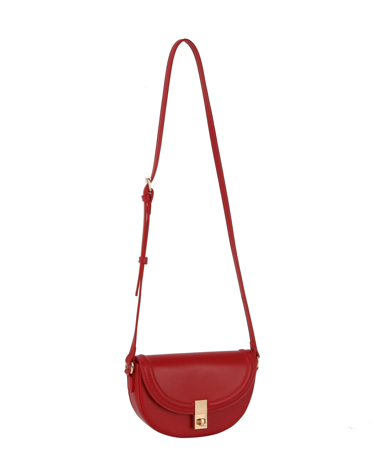 Front flap twist lock crossbody by hfstylish