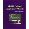 Whimsy Word Search, Middle School Vocabulary Words - Daily Calendar - In ASL