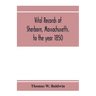 Vital records of Sherborn, Massachusetts, to the year 1850
