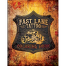 Fast Lane Tattoo Coloring Book