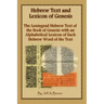 Hebrew Text and Lexicon of Genesis