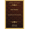 One Destiny: An Epistle To The Christians