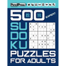 500 Expert Sudoku Puzzles for Adults (with answers)