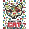 Halloween Cat Coloring Book For Kids: 40 Amazing Cat Coloring Pages with Halloween Themed Designs For Animal Lovers