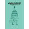 District of Columbia Marriage Records Index, October 20, 1885 to January 20, 1892: Marriage Record Books 21 to 30