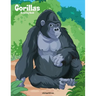 Gorillas Coloring Book 1
