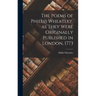 The Poems of Phillis Wheatley, as They Were Originally Published in London, 1773