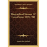 Biographical Memoir of Hans Zinsser 1878-1940