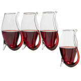 Crystal Port and Dessert Wine Sippers, Dry Sherry, Cordial, Aperitif & Nosing Copitas Tasting Glass - Dinner Drink Glassware Glasses | Set of 4 - 3 oz Sipper | - The Wine Savant by The Wine Savant