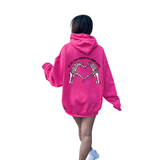 Go Find Less Hoodie - Fuchsia by Sweetees - Vysn