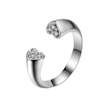 Cubic Zirconia Heart Ring by Hollywood Sensation®