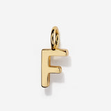 Uppercase Initial Charm - Gold by Little Sky Stone