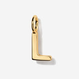 Uppercase Initial Charm - Gold by Little Sky Stone