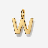 Uppercase Initial Charm - Gold by Little Sky Stone