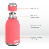 Urban Insulated and Double Walled Stainless Steel Bottle 16 Ounce by Asobu (Peach) by ASOBU®