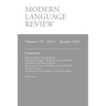 Modern Language Review (119.1) January 2024