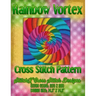 Rainbow Vortex Cross Stitch Pattern